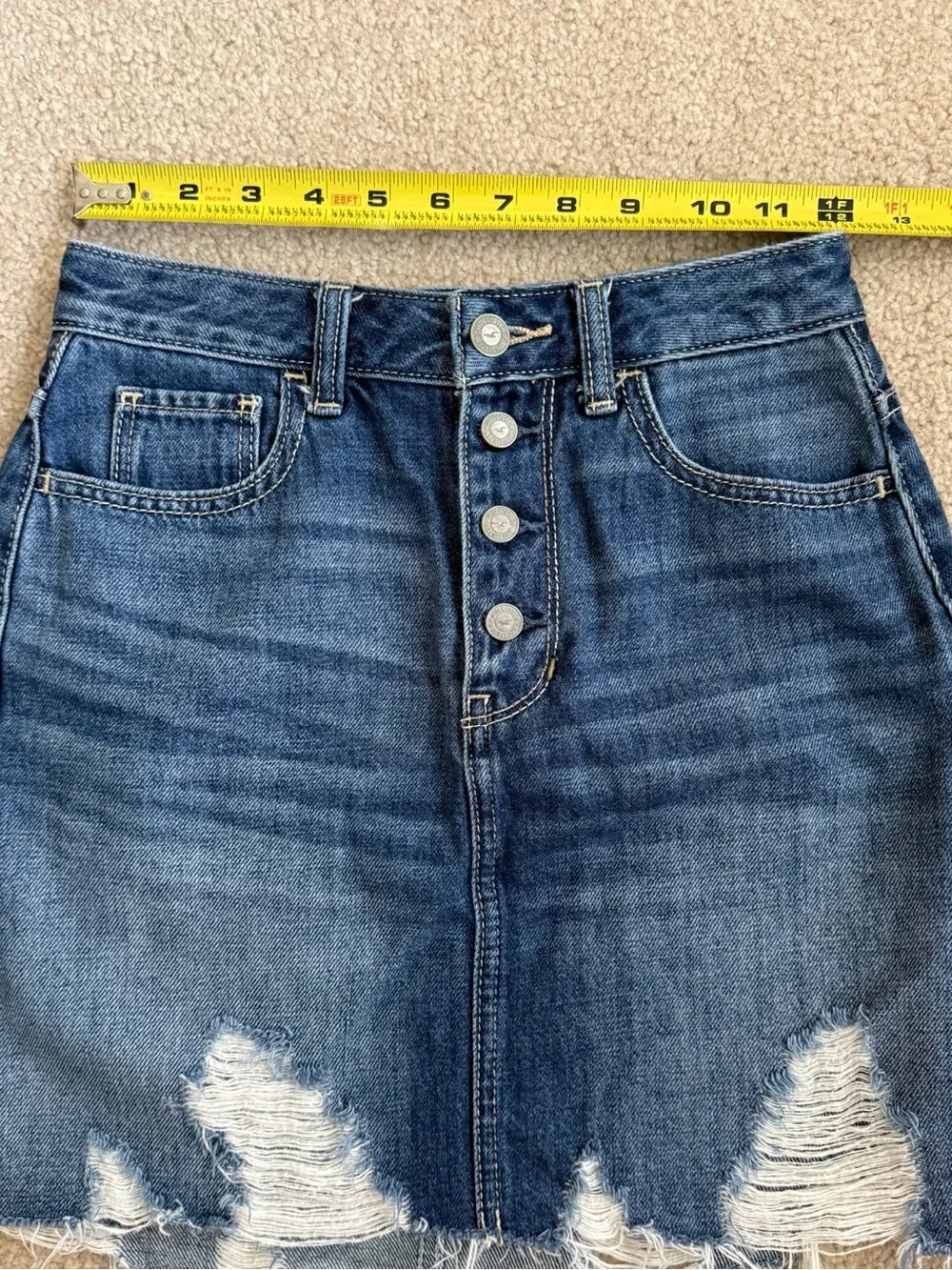 Hollister button front